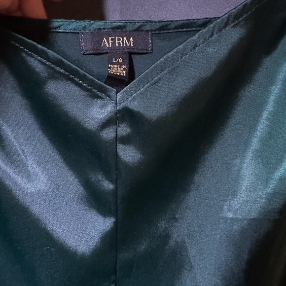 Emerald green slip dress. - Picture 4 of 4